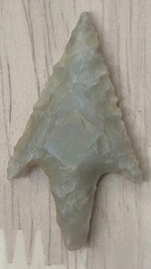 Neolithic Period Arrowhead Sahara Desert Africa 1 3/8" Triangle Contracting Stem