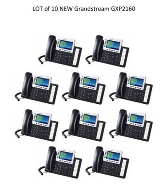 LOT of 10 New Grandstream GXP2160 - Shipping to Canada Paid by Customer