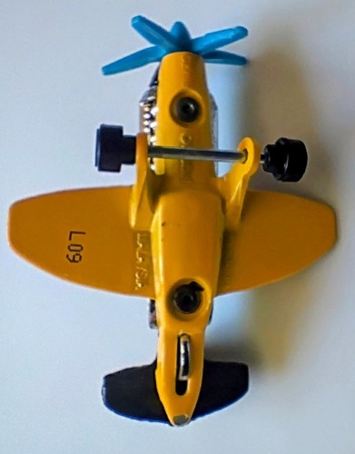 Mattel Mad Propz Yellow and Black Airplane Loose - Picture 2 of 2