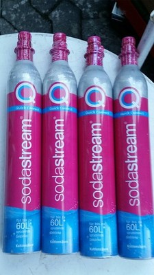 SodaStream CO²Zylinder mit Quick-Connect Reservezylinder für 60L, 4 Stück
