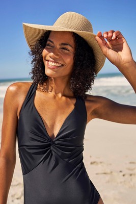 Mountain Warehouse Lily Women's Floppy Hat Ladies Lightweight Straw Beach  Cap UK