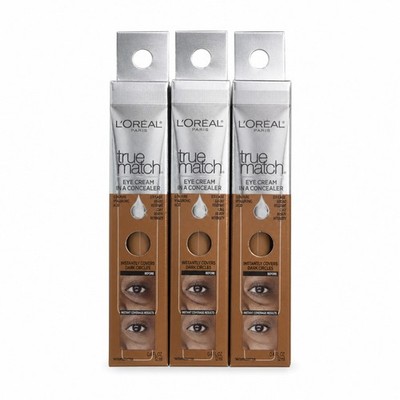 L'Oreal Paris L Oréal Paris True Match Eye Cream in a Concealer, 0.5% 4PK