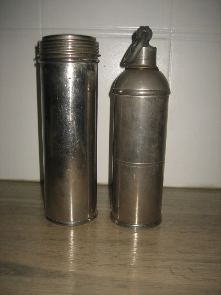 2 Ancienne Bouillotte en Etain & Métal - Photo 3/4