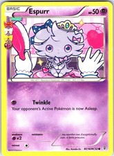 Espurr RC14/RC32 Common Generations Pokemon Lightly Played