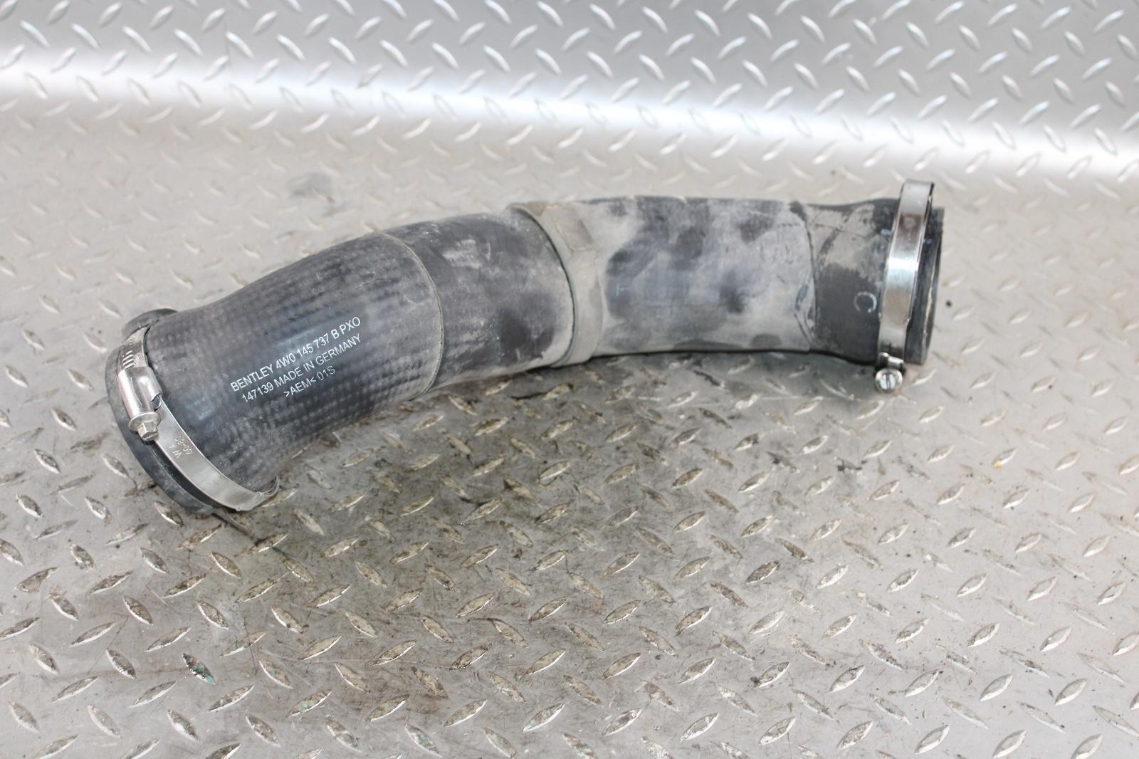 13-18 Flying Spur 6.0L Motor Engine Left LH Lower Charge Pipe Hose Unit OEM WTY