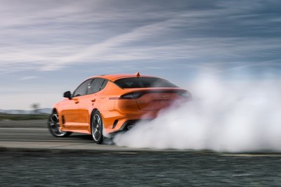 vehicle Kia Stinger sports Sports Car 11x17 Poster
