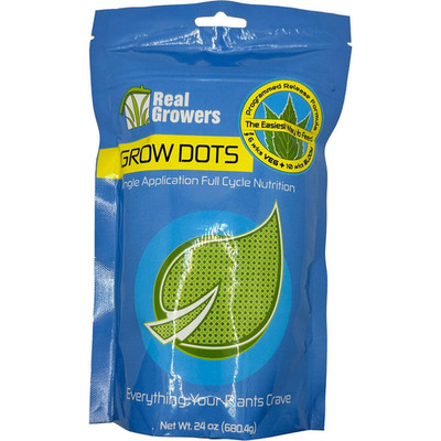 Real Growers Grow Dots Classic 24Oz   One-Time Application Programmed Release Nu
