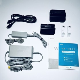 Nintendo Wii U Console White 32GB Premium Set Boxed GamePad Tested Working　JP