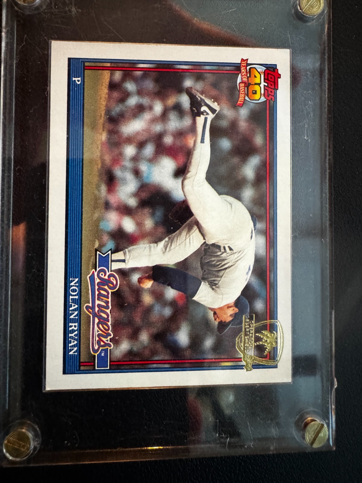 1991 Topps - Nolan Ryan #1 Operation Desert Shield-