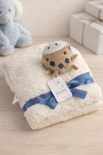 Duck Duck Goose Baby Plush Blanket Soft Warm For Boy And Girl Crib 30x40 New