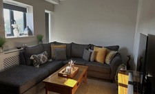 Grey L-Shaped Corner Sofa SCS Immaculate Condition, £400 or ONO