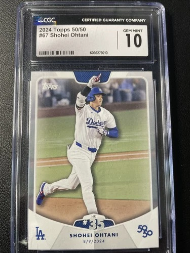2024 Topps 50/50 Shohei Ohtani #67 CGC 10 Dodgers HR SB Gem Mint