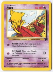 Abra 49/82 Team Rocket Common Unlimited