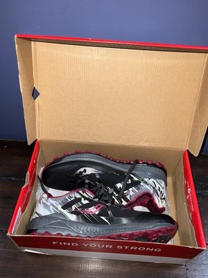 Saucony Womens Peregrine 8 Ice Plus S10450-1 Black Trail Running Shoes Size 9.5