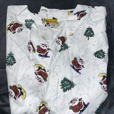 Fashion Scrubs. Size 2x. Santa Theme. New