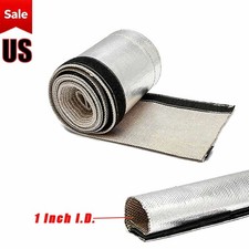 1 Heat Shroud Sleeve Aluminized Sleeving Heat Shield Fuel Line Wire Heat Sleeve 1 Heat Shroud Sleeve Aluminized Sleeving Heat Shield Fuel Line Wire Heat Sleeve
