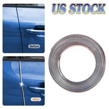 1/2" Trim Chrome Molding Decoration Strip Car Door Window Side Protector 16FT