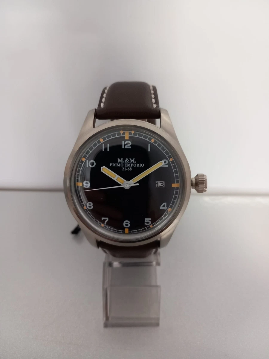 Oulm 3364 Orologio da Polso di Lusso con Quadrante Quadrato e Cinturino Largo, Orologio al Quarzo da Uomo, Orologio Maschile Super Grande, Montre Homme