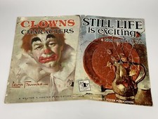 Walter T. Foster Publication How To Paint Clowns Figures  Still Life Booklets