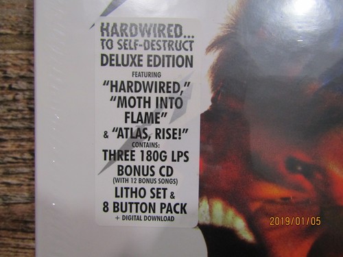 METALLICA Hardwired to Self Destruct 180g 3 LP Vinyl Box Set DELUXE 180 Gram NEW - Picture 2 of 3