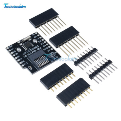 Wemos D1 Mini Data Logger Shield+RTC DS1307 Clock For Arduino/Raspberry