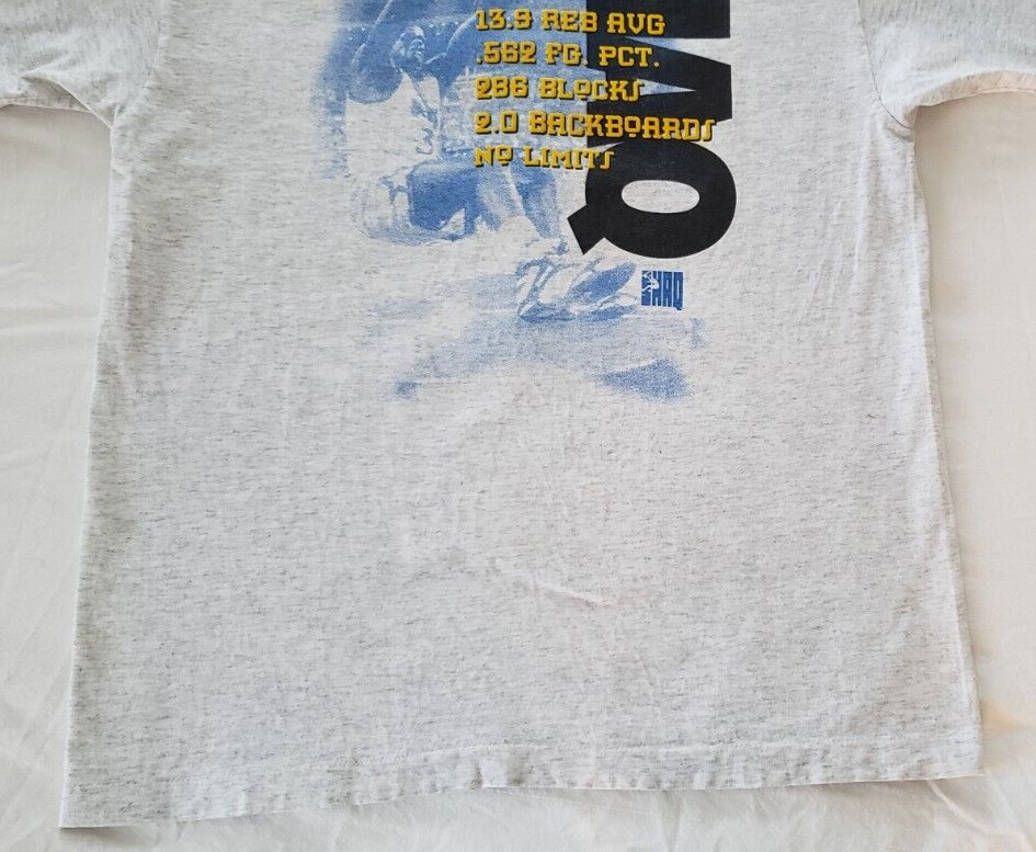 Vintage Reebok '92- '93 Shaquille O'Neal Rookie of The Year SHAQ T-Shirt image 8