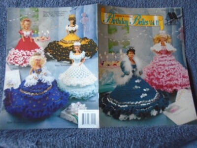 Annie's Attic Fashion Doll Birthday Belles Vol.II Crochet Pattern Leaflet
