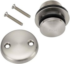 Designers Impressions 615595 Satin Nickel Toe Tap Drain Trim