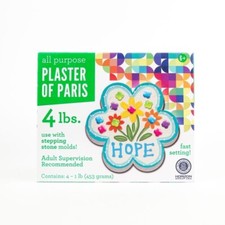 All Purpose Plaster Of Paris HOPE Ages 6 , 4lbs Sealed Bags In Box, Adult Super