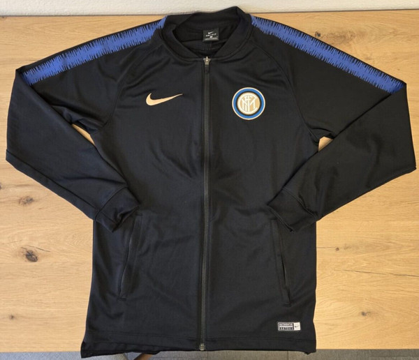 Nike Inter Mailand Trainerjacke Schwarz Gr. S Herren ohne Beschriftung