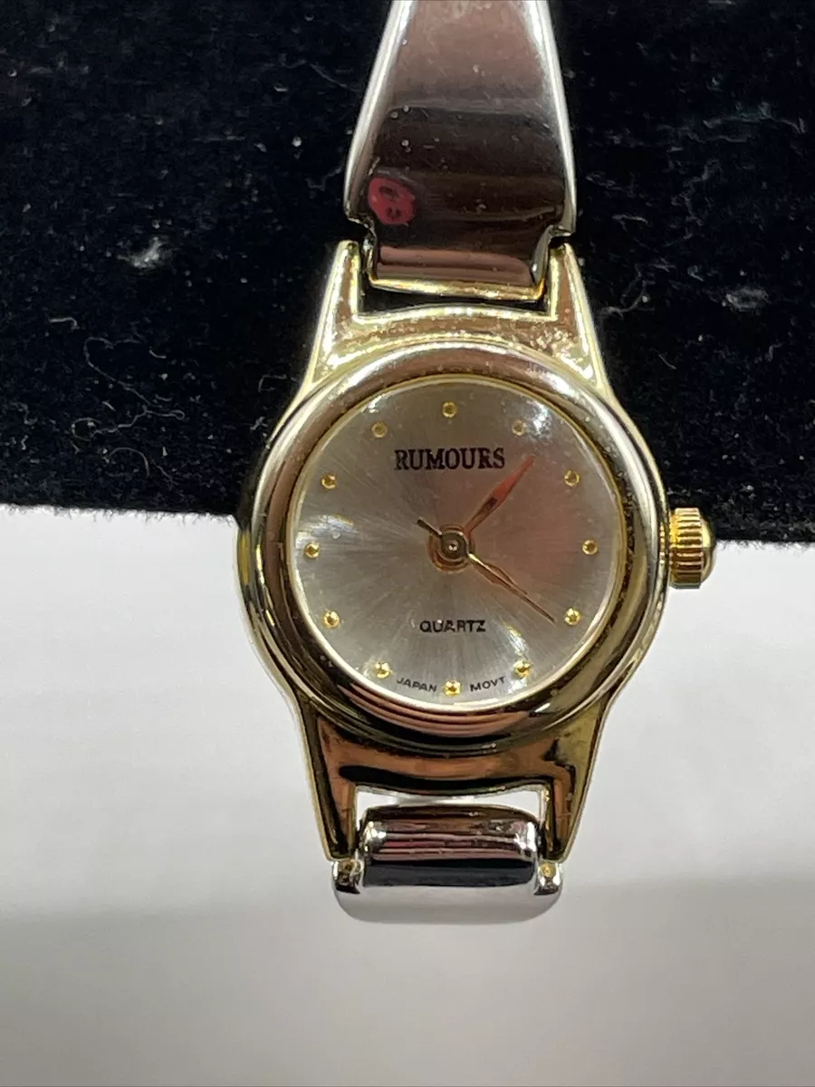 Rumours Watch Womens Gold Silver Stainless White Quartz eBay