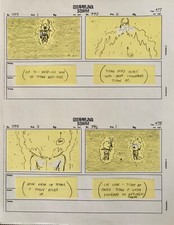 Regular Show “A Regular Epic Final Battle Part 2” Original Storyboard Thumbnails
