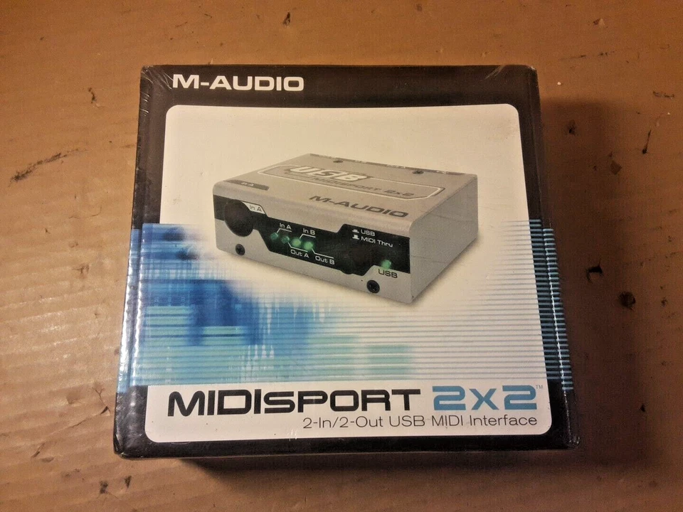 M-AUDIO MIDISPORT 2x2 2-IN/2- OUT USB MIDI INTERFACE - Image 2 of 4