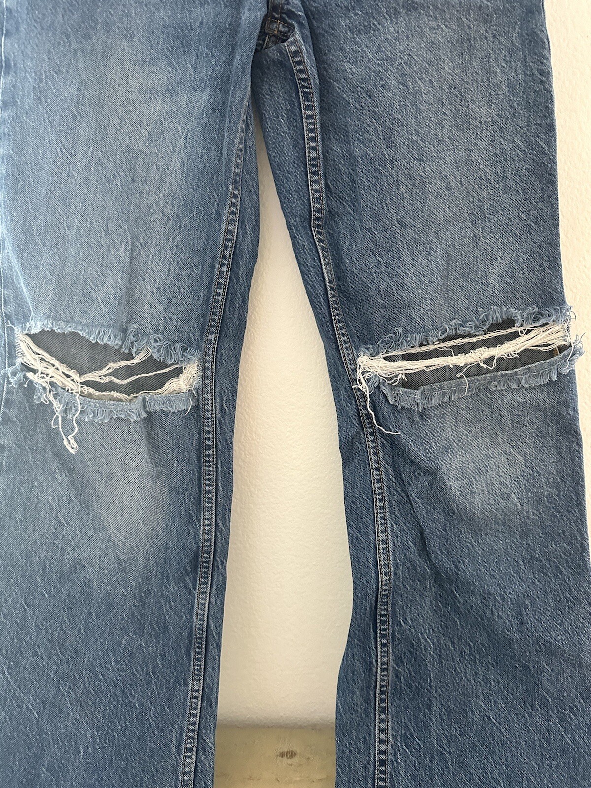ZARA Jeans WOMEN Size 2 BLUE High Rise DENIM thumbnail 5