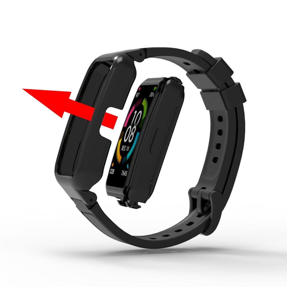 TPU Watch Strap Breathable Watchband New PC Case for Huawei Band 9/8 eBay