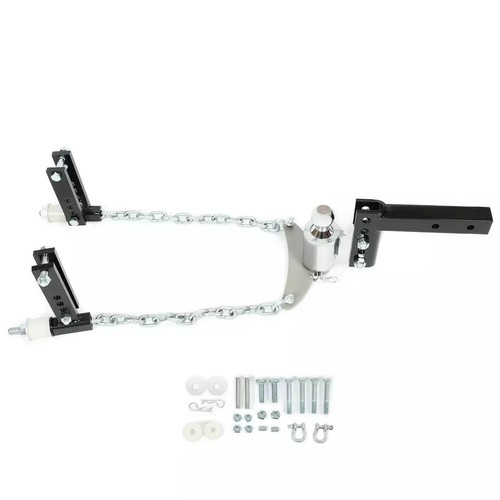 Universal Rear 1400LBS Weight Distribution Hitch For 4" drop/rise 2-5/16" ball