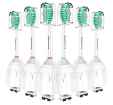 Replacement Brush Heads Compatible with Sonicare E-Series Essence Xtreme, 6 Pack