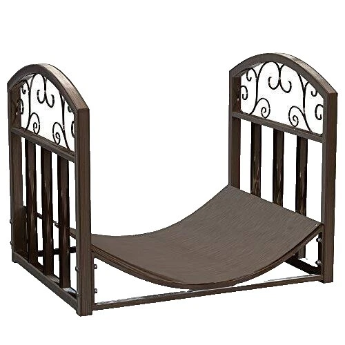 Bastidores de registro marrón de madera