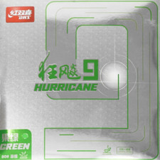 DHS Hurricane 9 green 37' Table Tennis and Ping Pong Rubber, Pick Your Variation