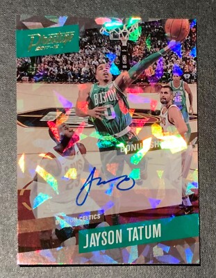 2017-18 JAYSON TATUM PANINI PRESTIGE BONUS SHOTS CRYSTAL AUTOGRAPH 