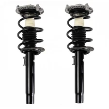 Front Complete Loaded Shock Strut Coil Spring 2PC Pair for BMW F30 RWD W/O Sport