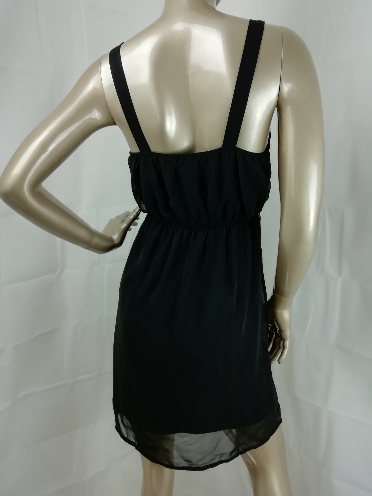 vintage by CHARMS size M black strap dress with front panel eBay