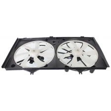 New Dual Radiator & Condenser Cooling Fan Assembly / Shroud Motor Blade 2090193
