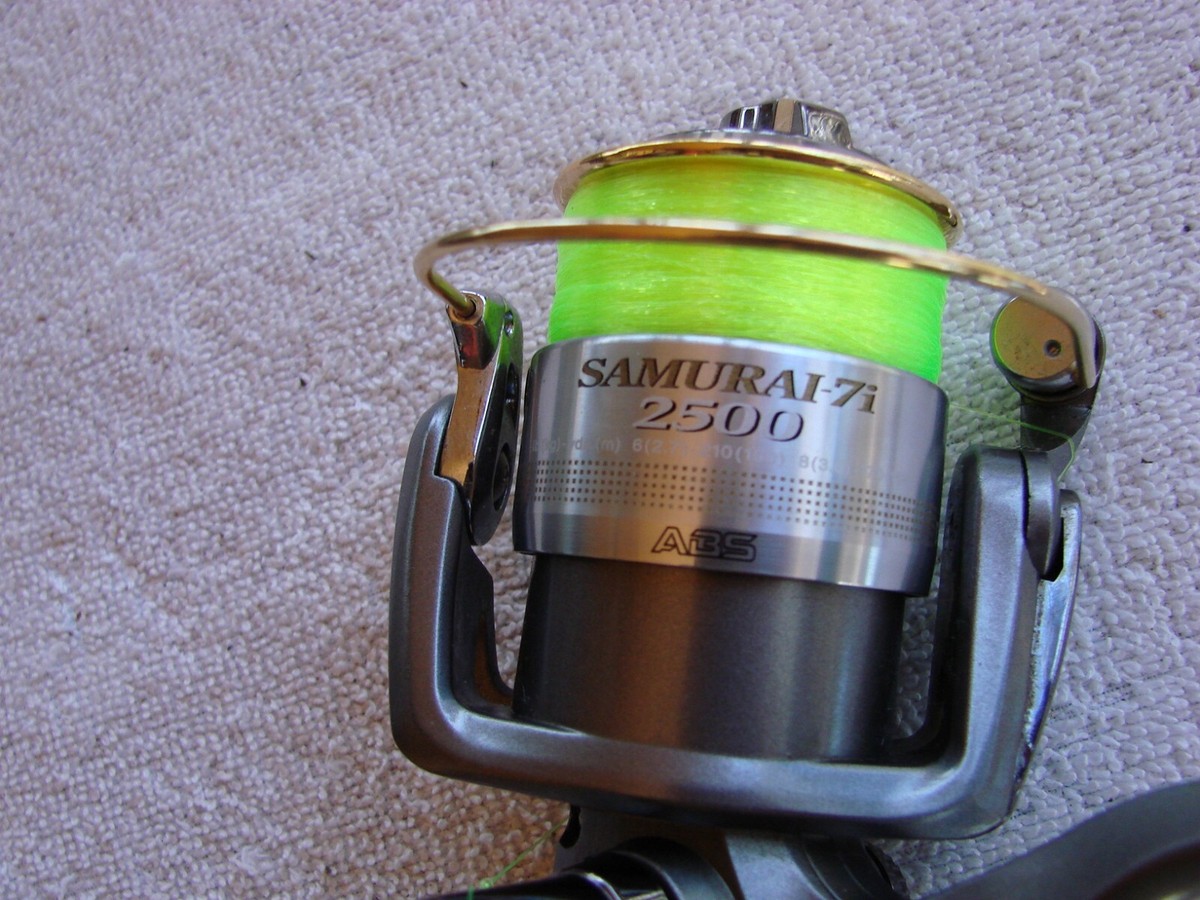 DAIWA SAMURAI - 7i 2500 SPINNING FISHING REEL NEW LINE 10 LB | eBay