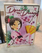 MULAN Dare to Dream Beauty Book Make up Kit Eyeshadow Blush Lipstick Liner New