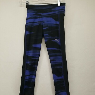PUMA YOGA PANTS WOMENS SMALL ATHLEISURE ACTIVE WEAR CASUAL PULL ON PANTS