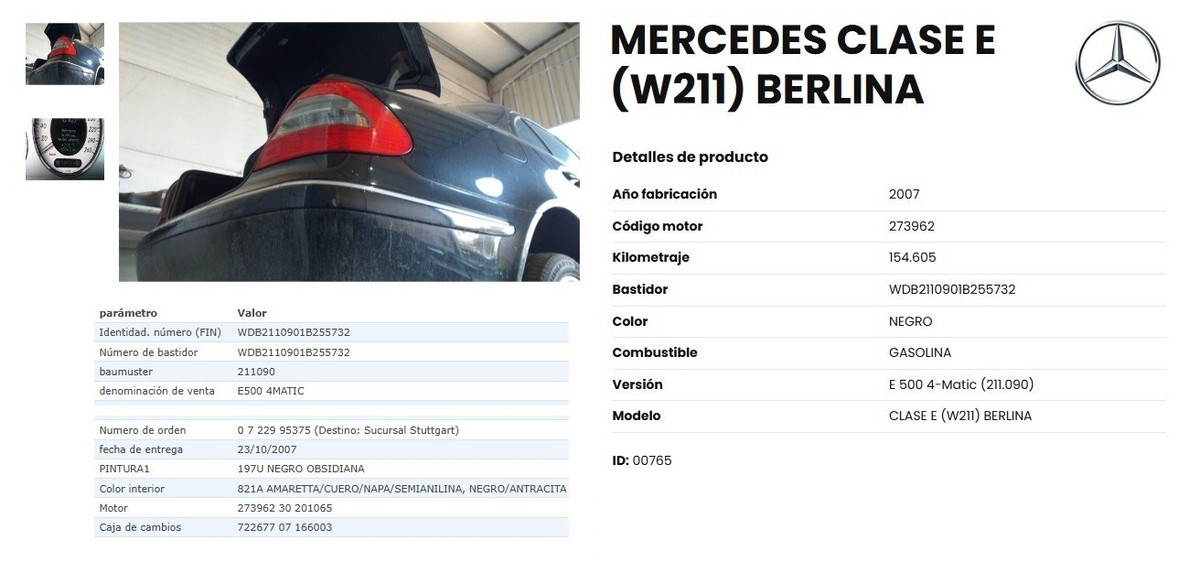 Navegador Radio GPS Navi A2118204197 Original Mercedes Benz W211