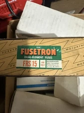 Fusetron FRS 15AMP 600 volt Lot of 10