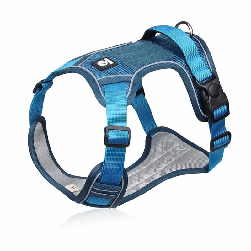 Arnés reflectante ajustable para perros para entrenamiento de seguridad y caminar con correa Col