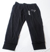 Armani Exchange Men's Logo-Stripe Cotton Track Pants CD4 Black Large NWT